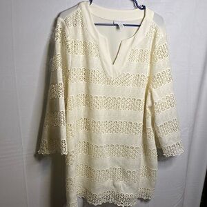 Charter club lined top